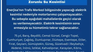 Gaziantep’te Su Kesintisi, Gaski Duyurdu!