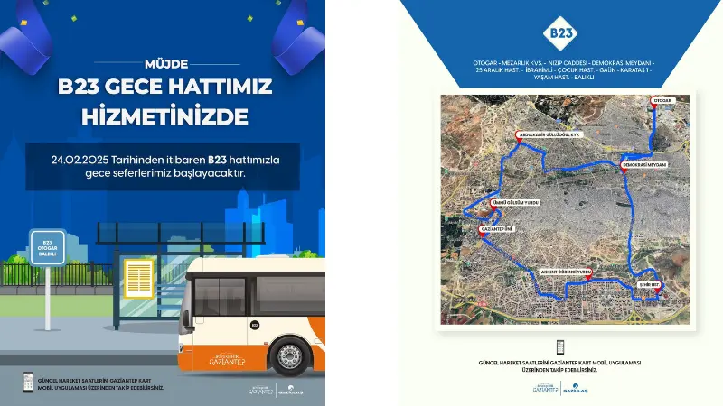 Gaziantep Büyükşehir Belediyesi, şehir içi ulaşımda vatandaşların hayatını kolaylaştıracak önemli